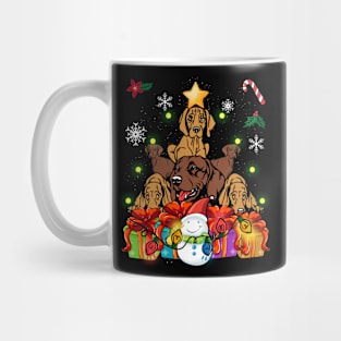 Funny Vizsla Christmas Tree Decor Gift Paws Xmas Presents Mug